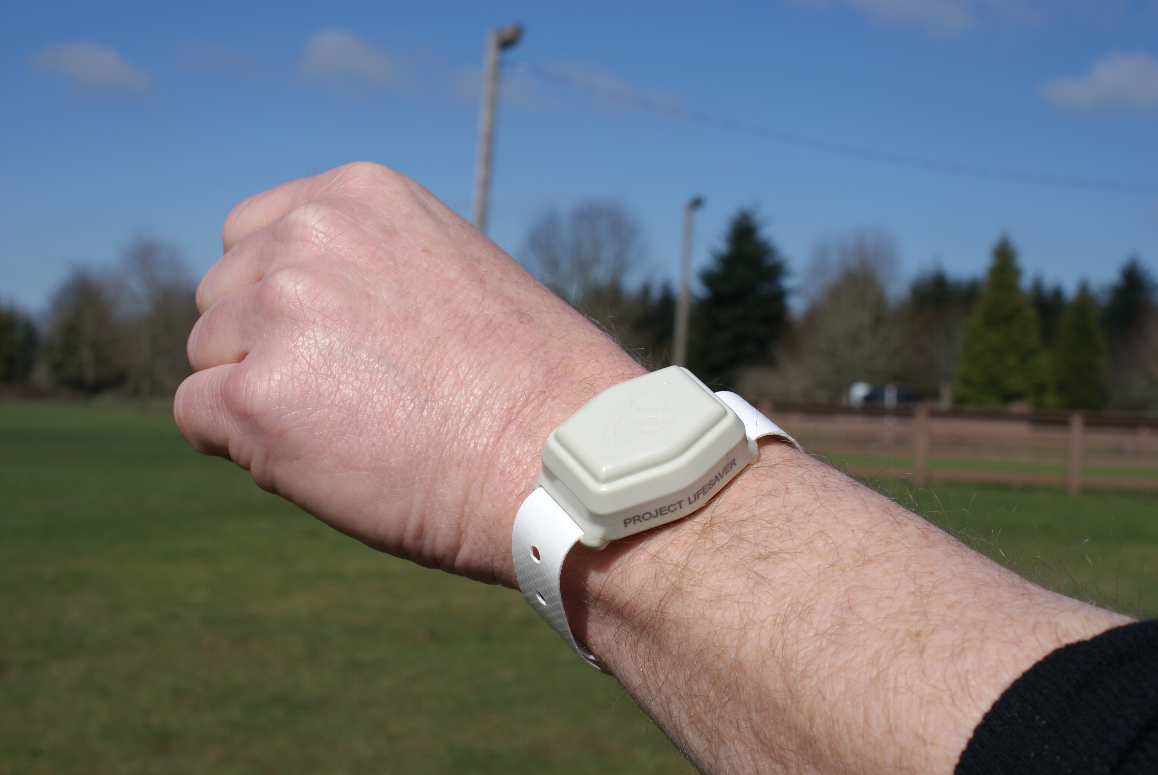 The Project Lifesaver wristband. 